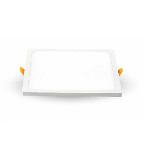 15 Watt Trim less LED Square False Ceiling Panel Light with isolated LED Driver for POP Color-White