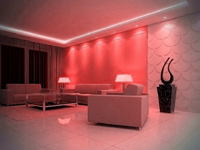 7 Watt Deep junction led light for POP and Decorative Purposes (Color-Red)